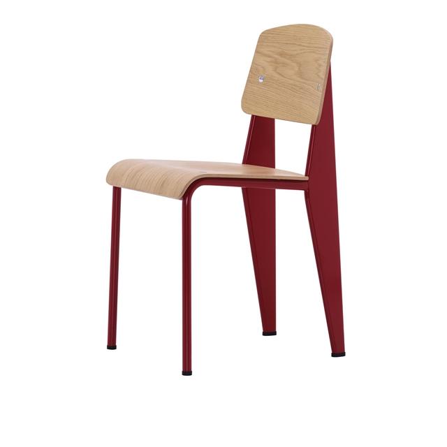 Vitra Standard Spisebordsstol Japanese Red Egetræ