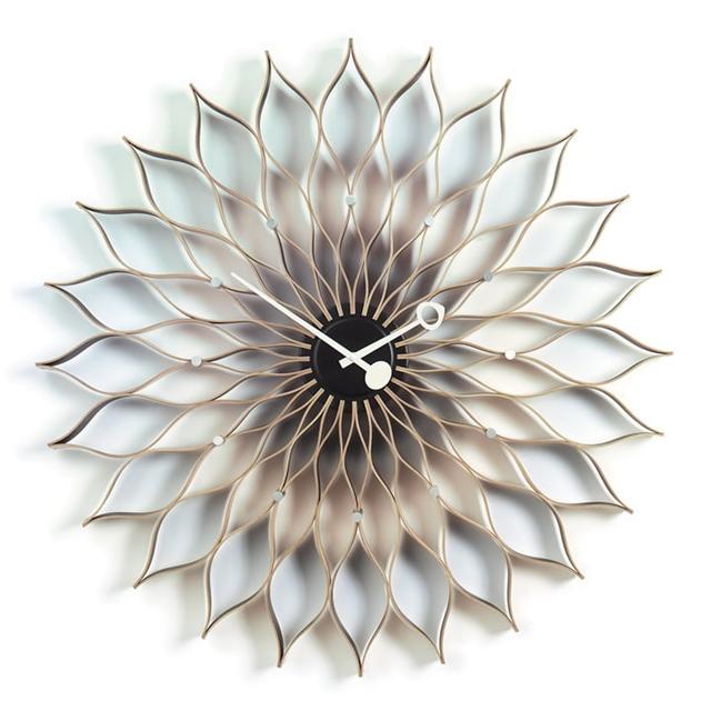 Vitra Sunflower Clock Ur Birk Sort