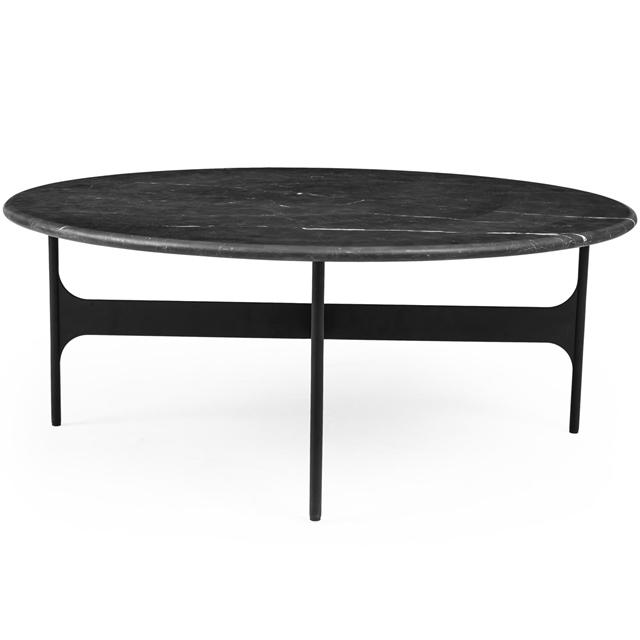 Wendelbo Floema Sofabord ø85 Sort Nero Marquina Marmor