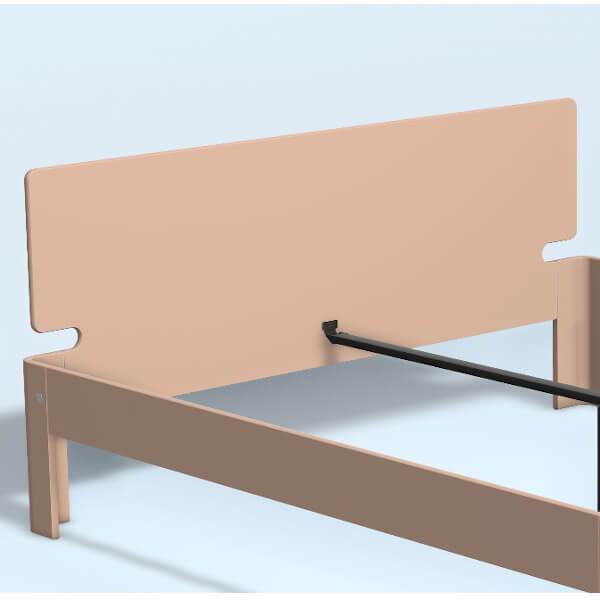 Auping Auronde Gavl Dobbeltseng Høj Model Blush 200 Cm