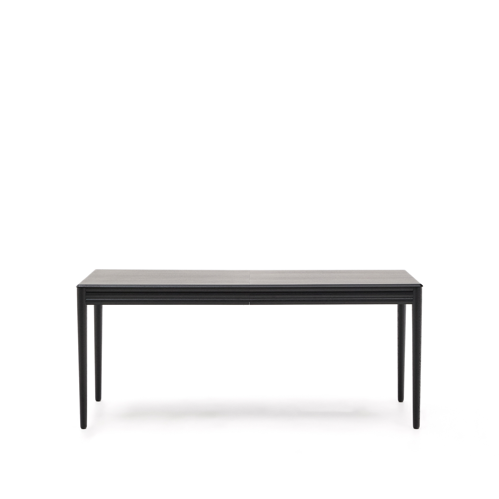 Kave Home Lenon Spisebord Butterflybordplade Sort Egefinér Egetræ 160 200 X90