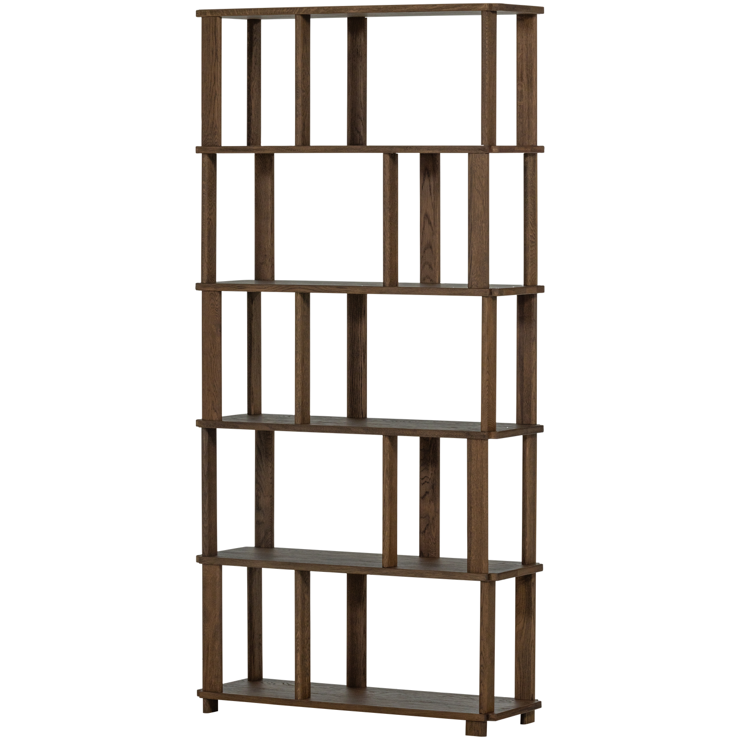 Woood Riss Bogreol  Eg  Naturfarvet  186x90 Cm