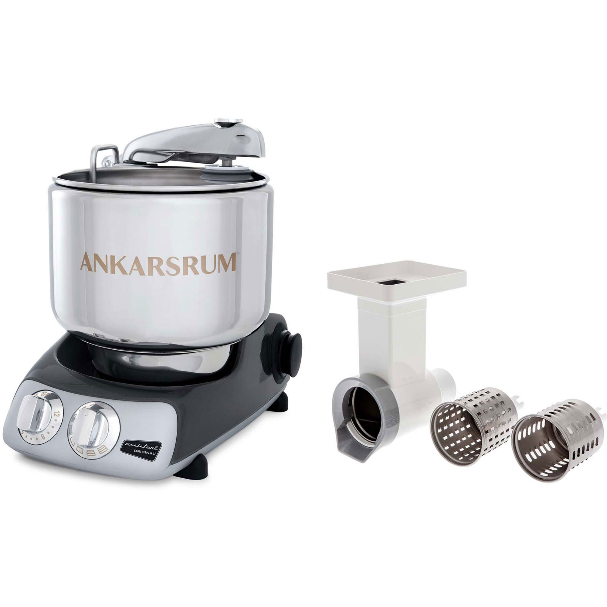 Assistent Akm 6230 Røremaskine   Grøntsagssnitter  Sort