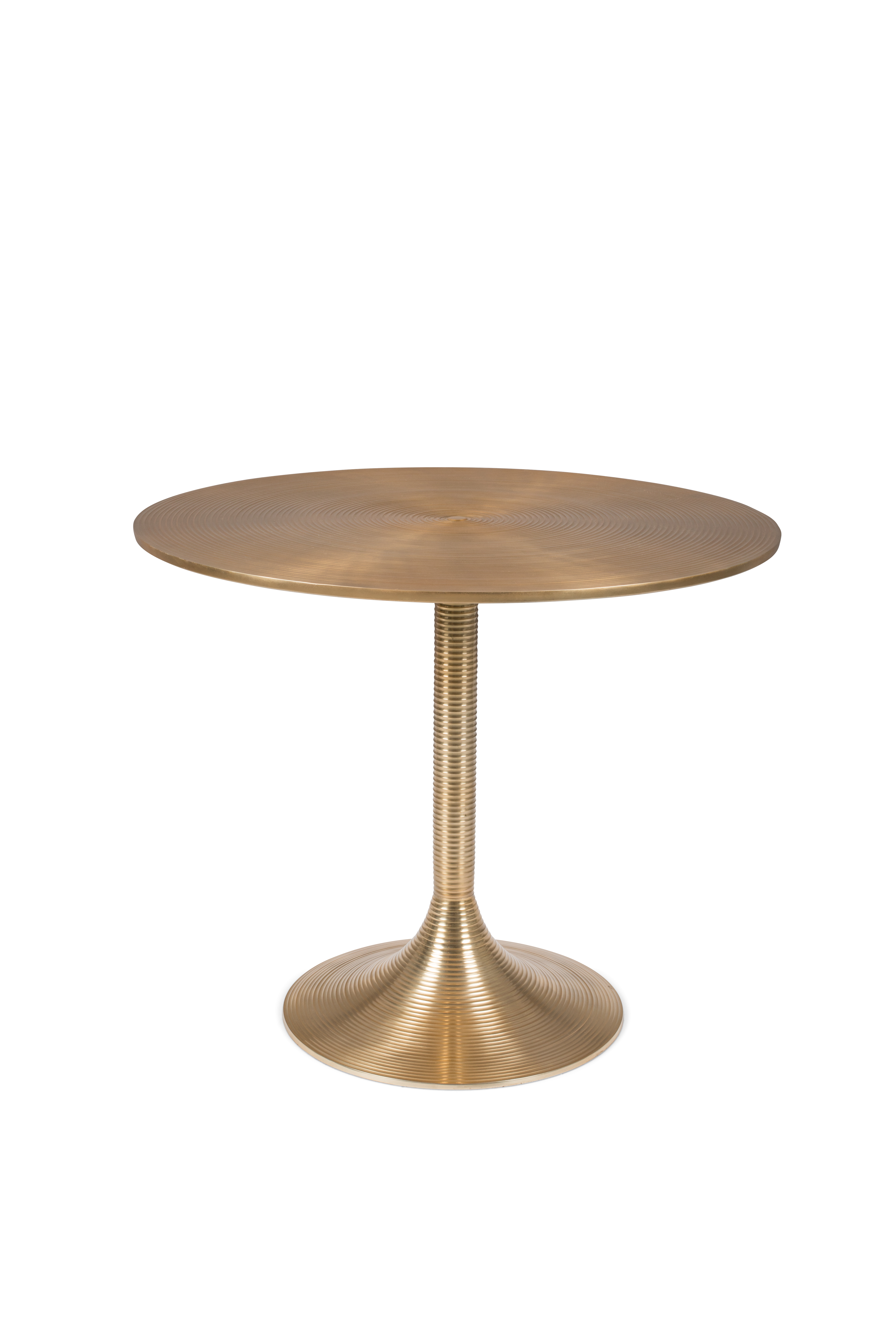 Bold Monkey Hypnotising Round Spisebord  Rund Guld Aluminium  ø92