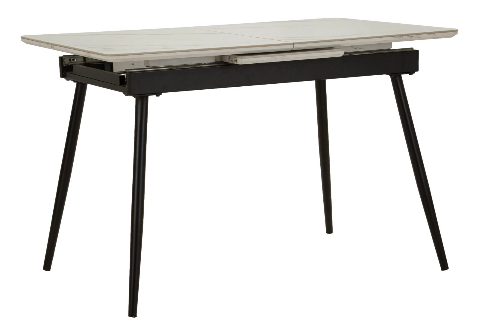 Matt Dining Table   Spisebord Med Udtræk  120   80   75 Cm   155   80   75 Cm