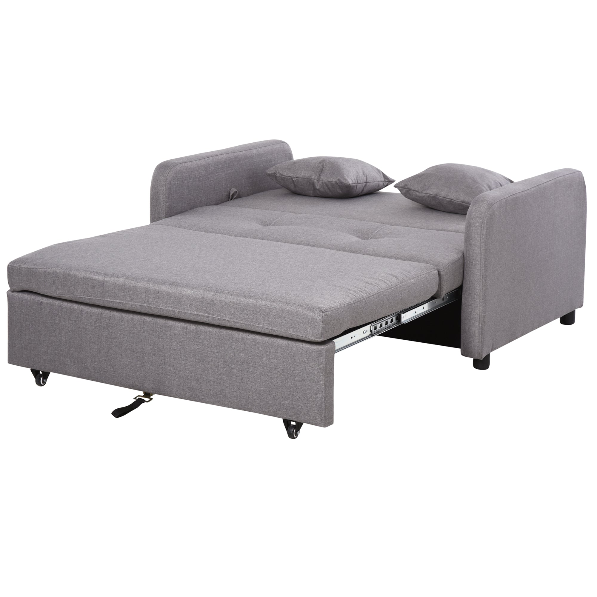 Sovesofa Til   Personer Med Opbevaring  Nem Ombygning  Fleksibelt Design  Grå