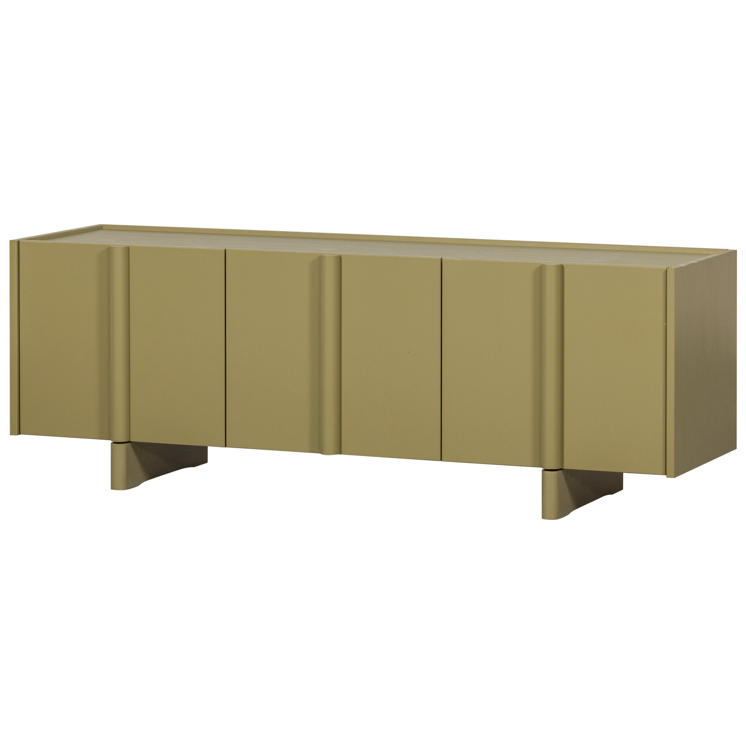 Woood Basu Tv-bord       Låger Og Hylde Mos Fyrretræ  152x46
