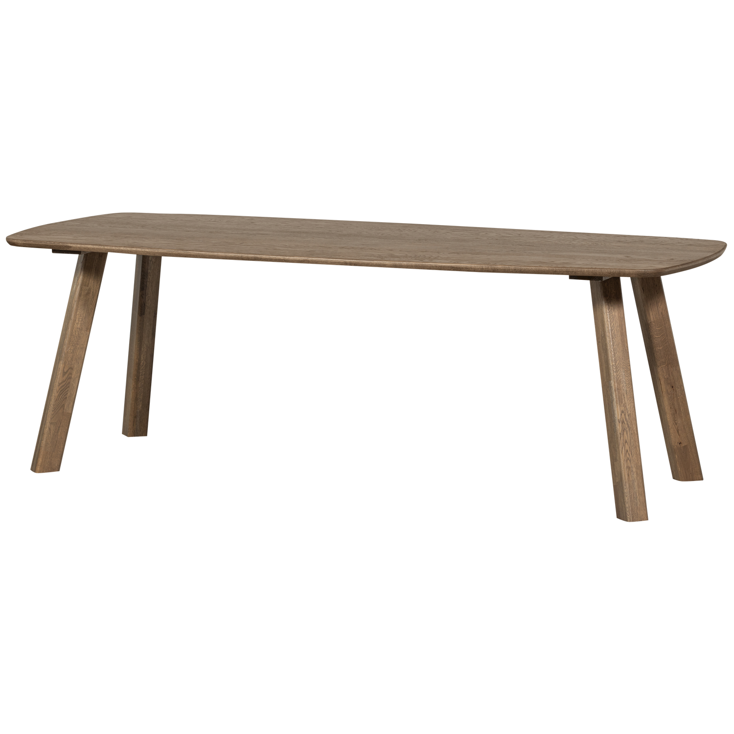 Woood Tablo Spisebord  Oval Cashmere Brun Egetræ  220x100