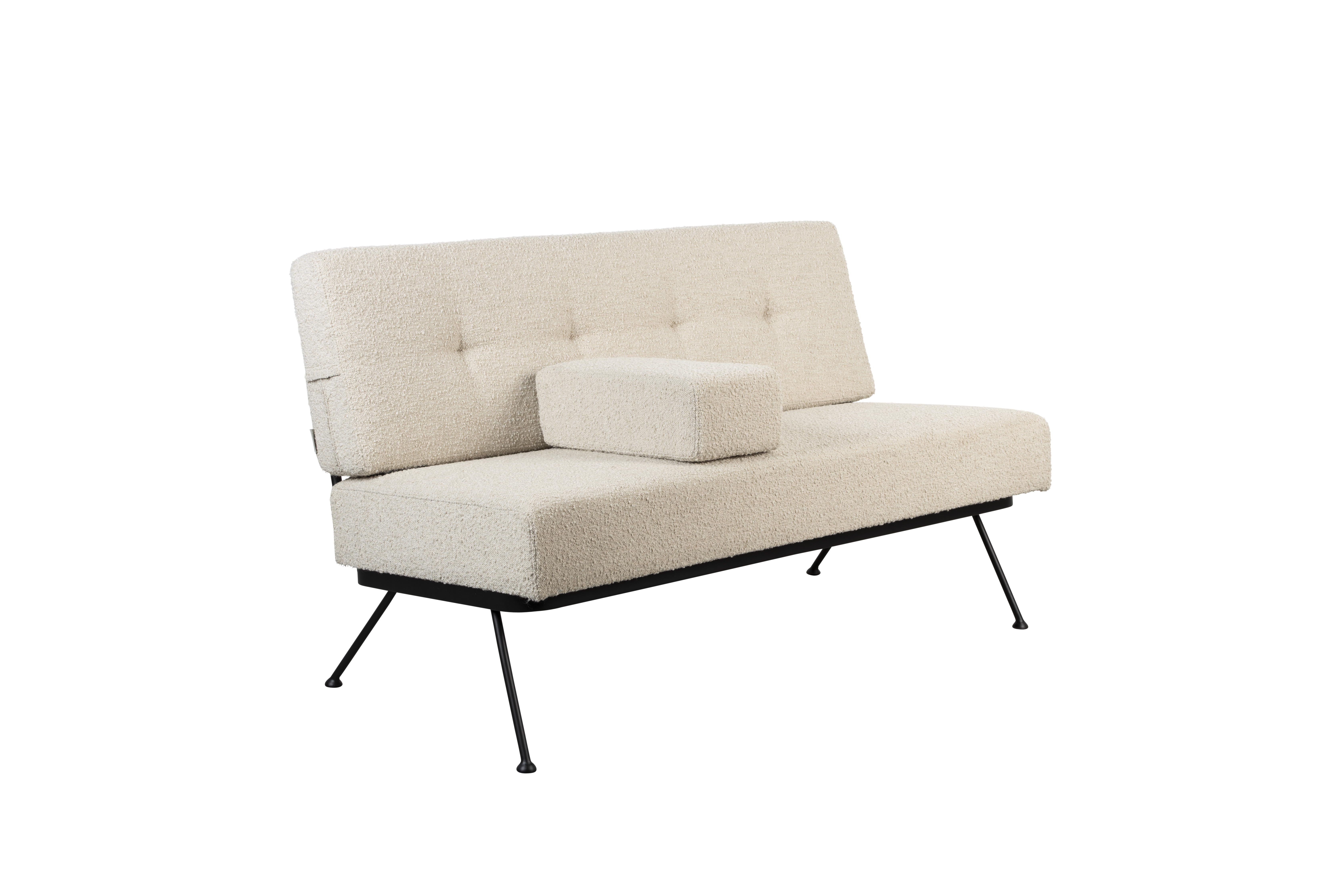 Zuiver Bowie Sofa Beige Polyester Og Stål