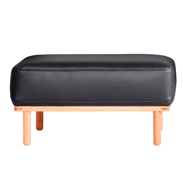 Andersen Furniture A1 Puf Sort Læder