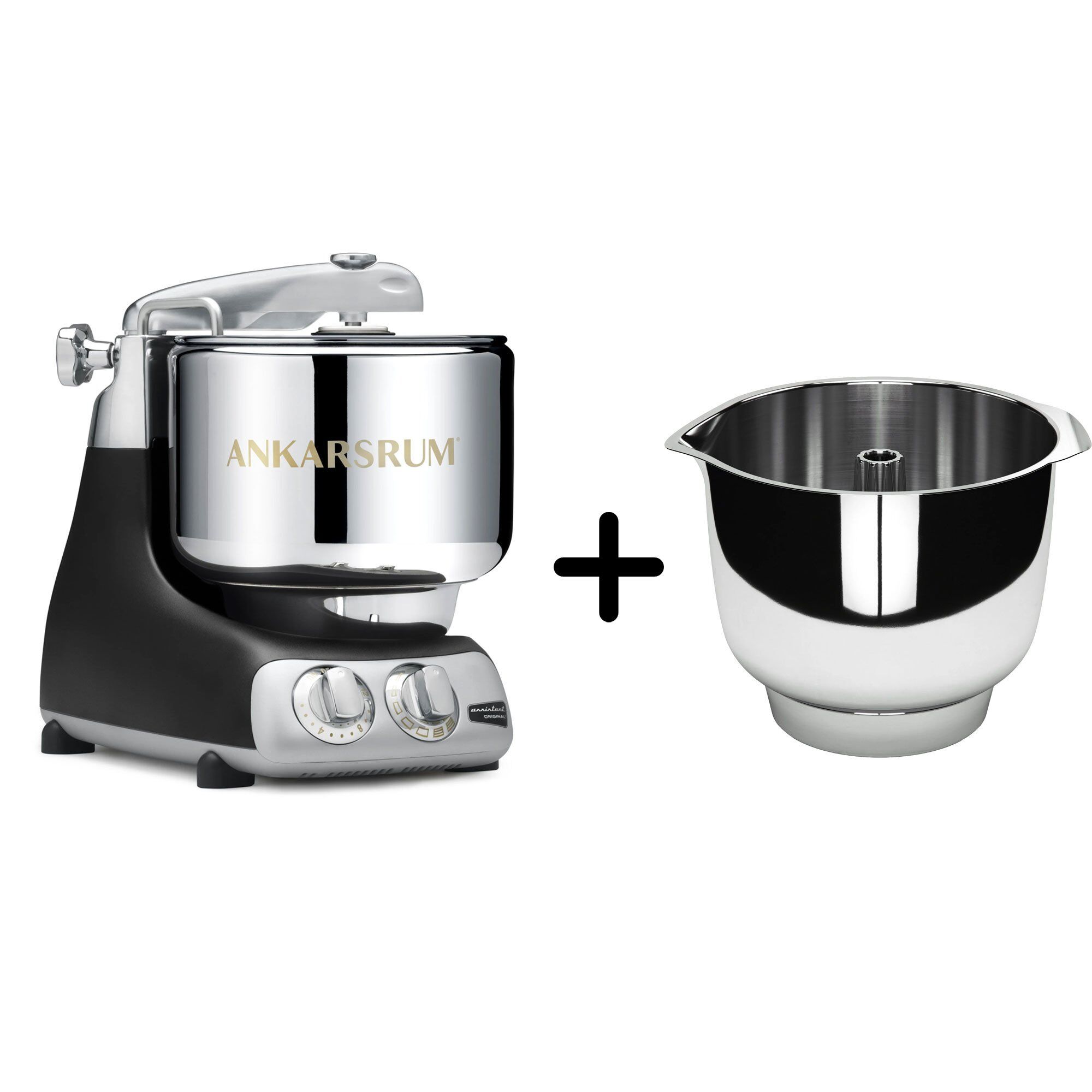 Akm 6230 Køkkenmaskine   Assistent Original Piskeskål  Black