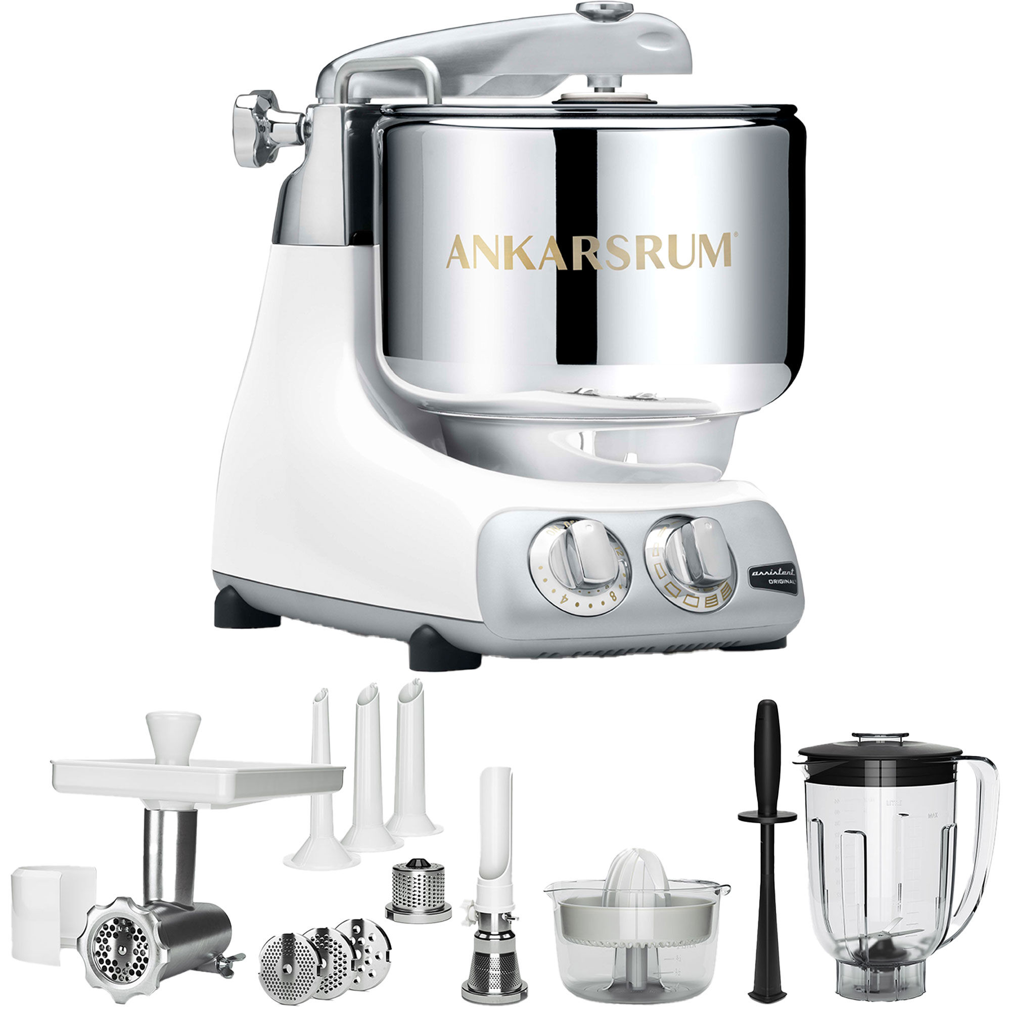 Akm 6230 Køkkenmaskine   Deluxe Pakke  White