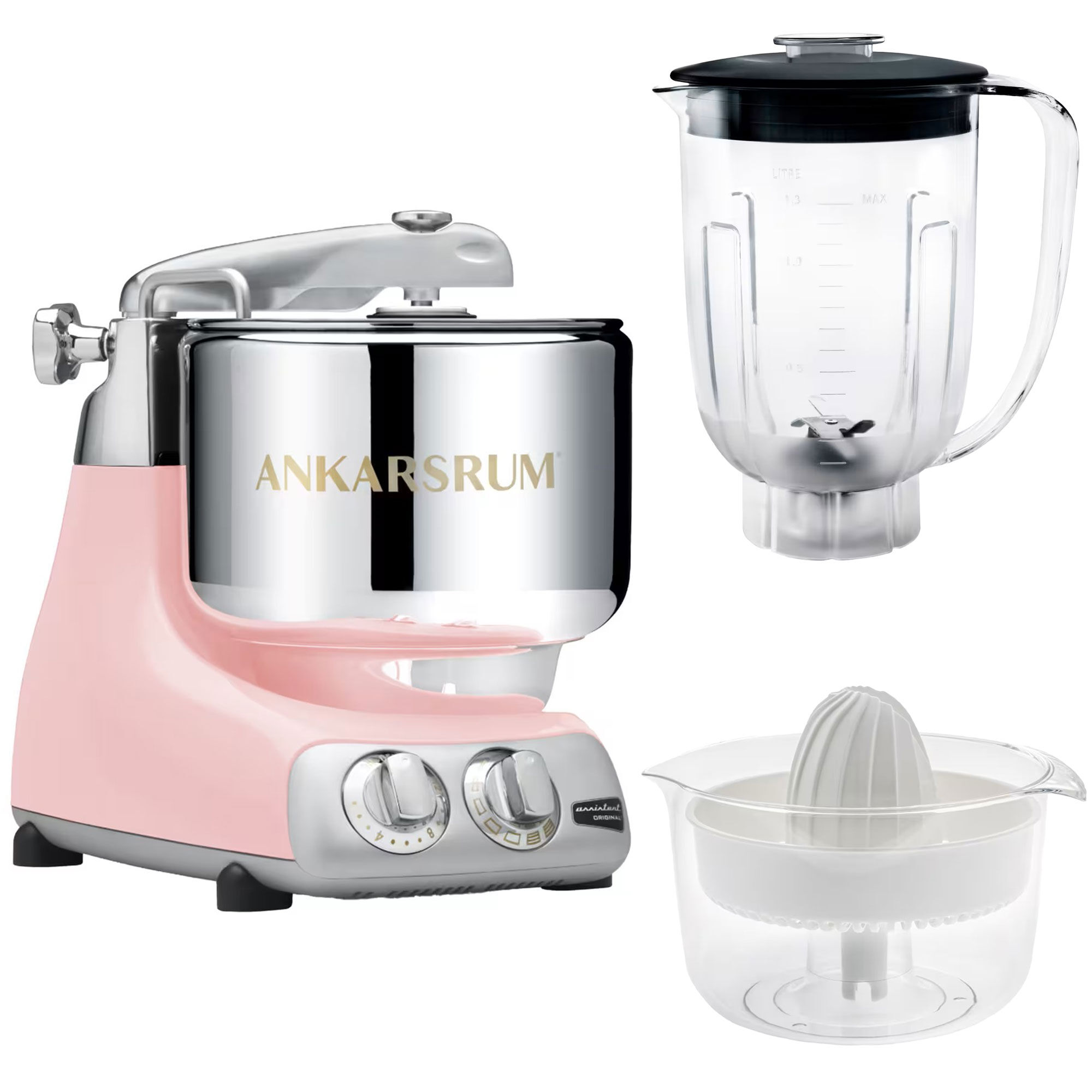 Ankarsrum Assistent Akm6230   Mixerkande   Citruspresser  Cloudy Pink