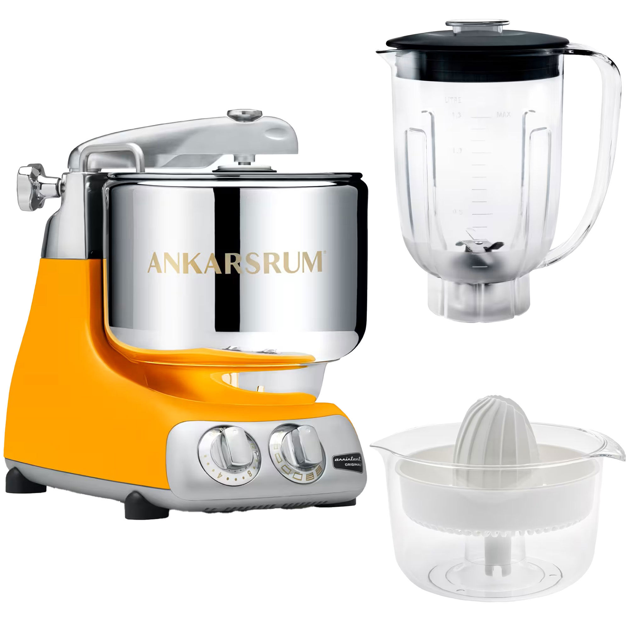 Ankarsrum Assistent Akm6230   Mixerkande   Citruspresser  Sunbeam Yellow