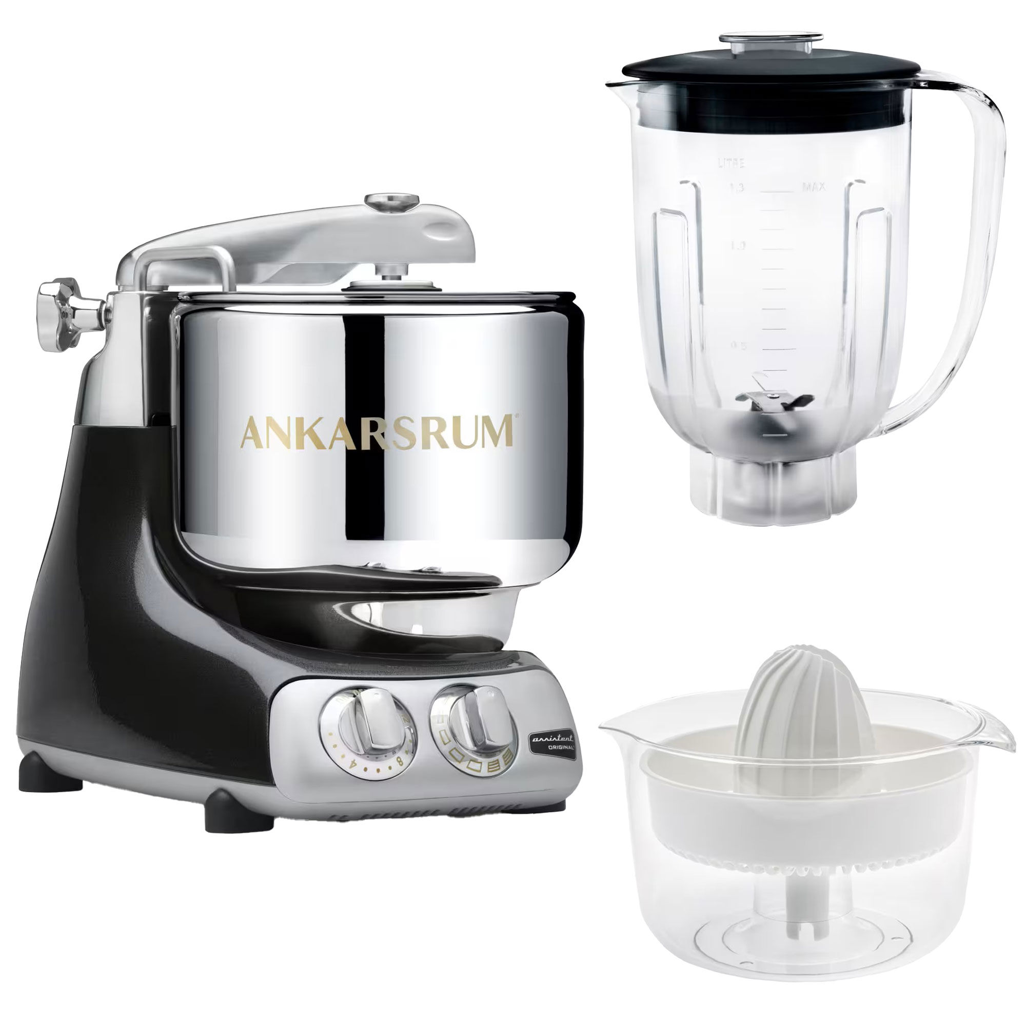 Ankarsrum Assistent Akm6230   Mixerkande Og Citruspresser  Black Diamond