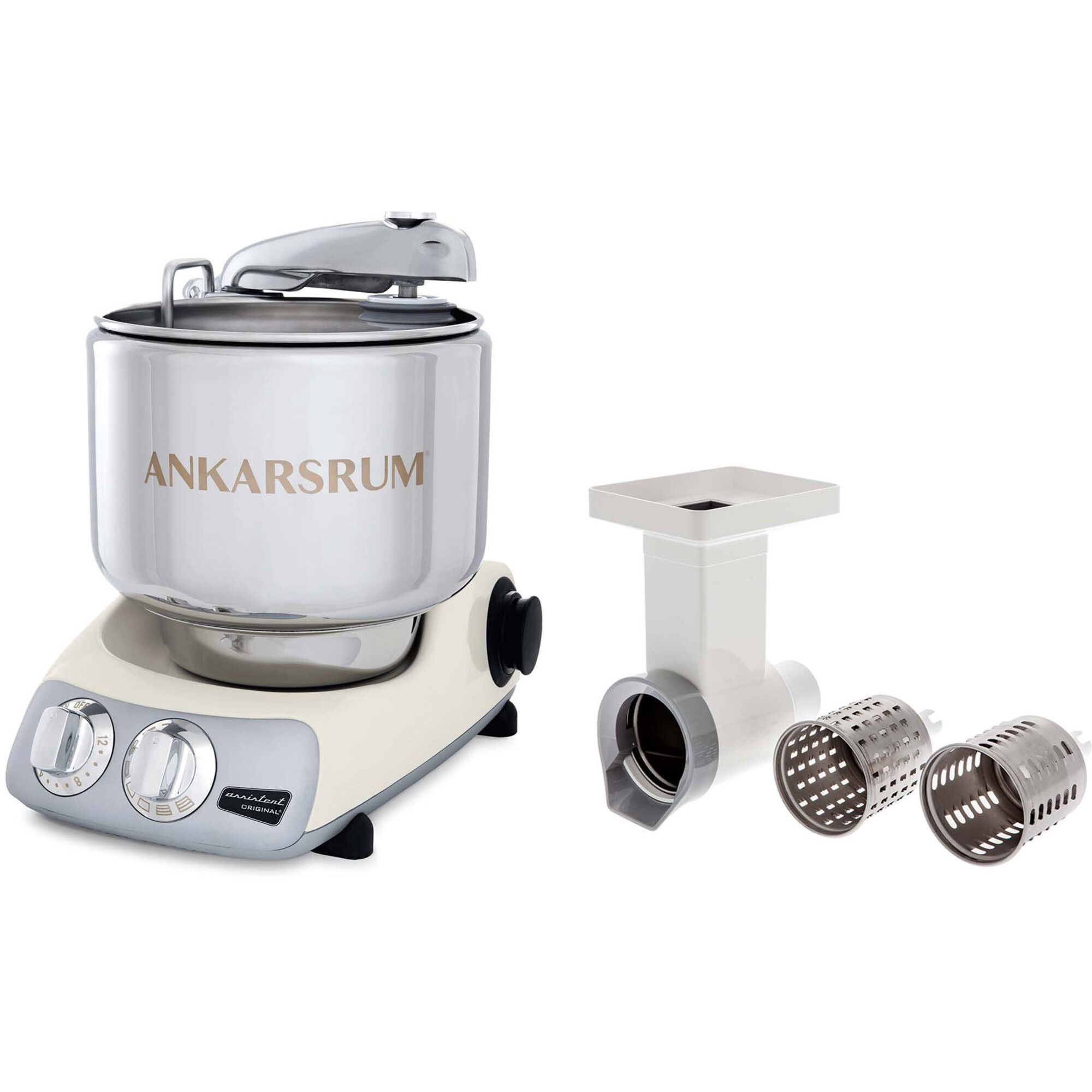 Assistent Akm 6230 Røremaskine   Grøntsagssnitter  Lys Creme
