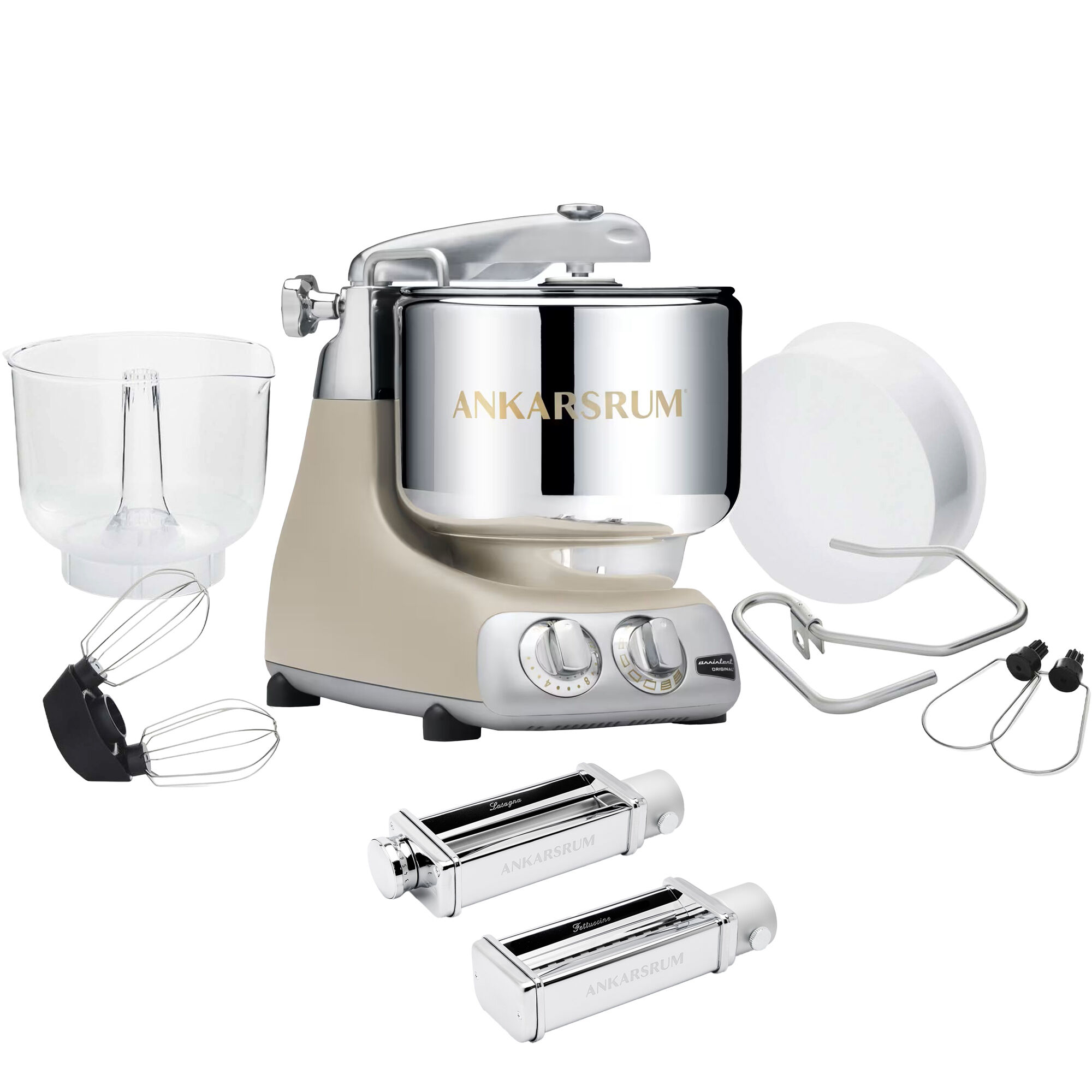 Ankarsrum Assistent Original Akm 6230 Køkkenmaskine Og Pastakit  Harmony Beige