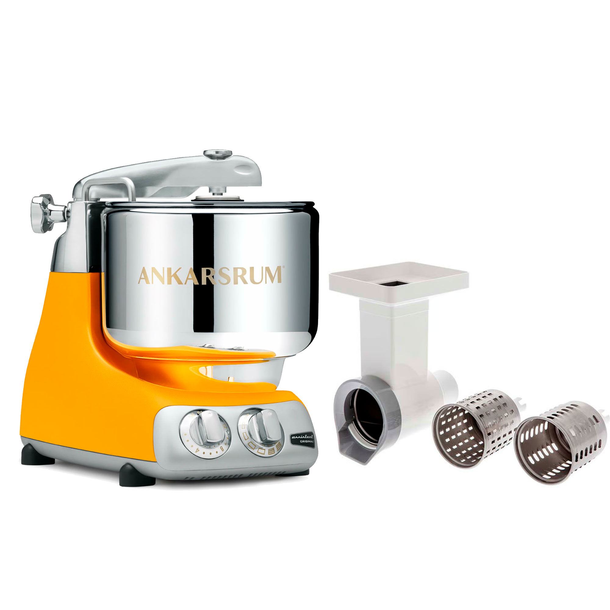Ankarsrum Assistent Original Akm6230 Sunbeam Yellow   Grøntsagssnitter