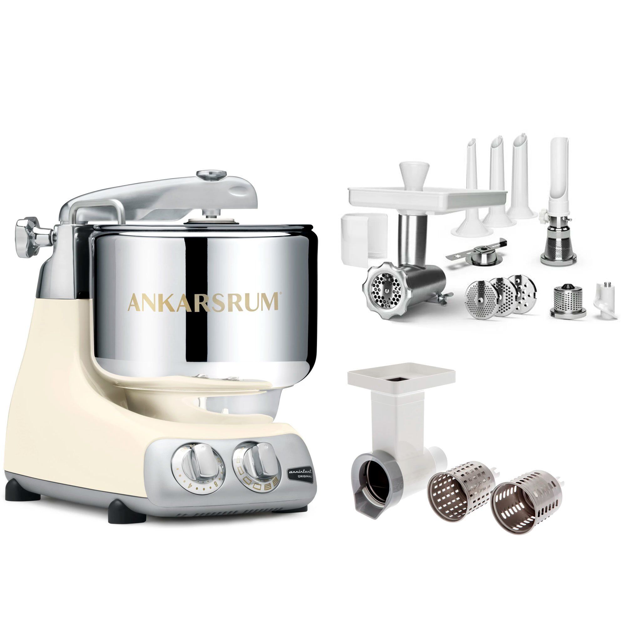 Assistent Røremaskine  Large Tilbehørspakke  Light Creme