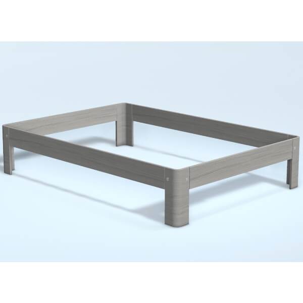 Auping Auronde Chalk Grey Oak Trekvartseng  : Erling Christensen Møbler