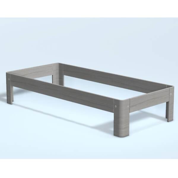 Auping Auronde Chalk Grey Oak Enkeltseng  : Erling Christensen Møbler