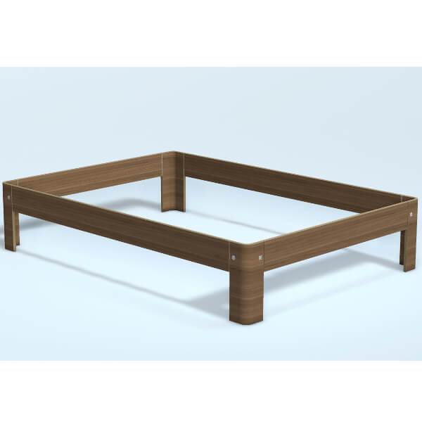 Auping Auronde Natural Walnut Trekvartseng  : Erling Christensen Møbler