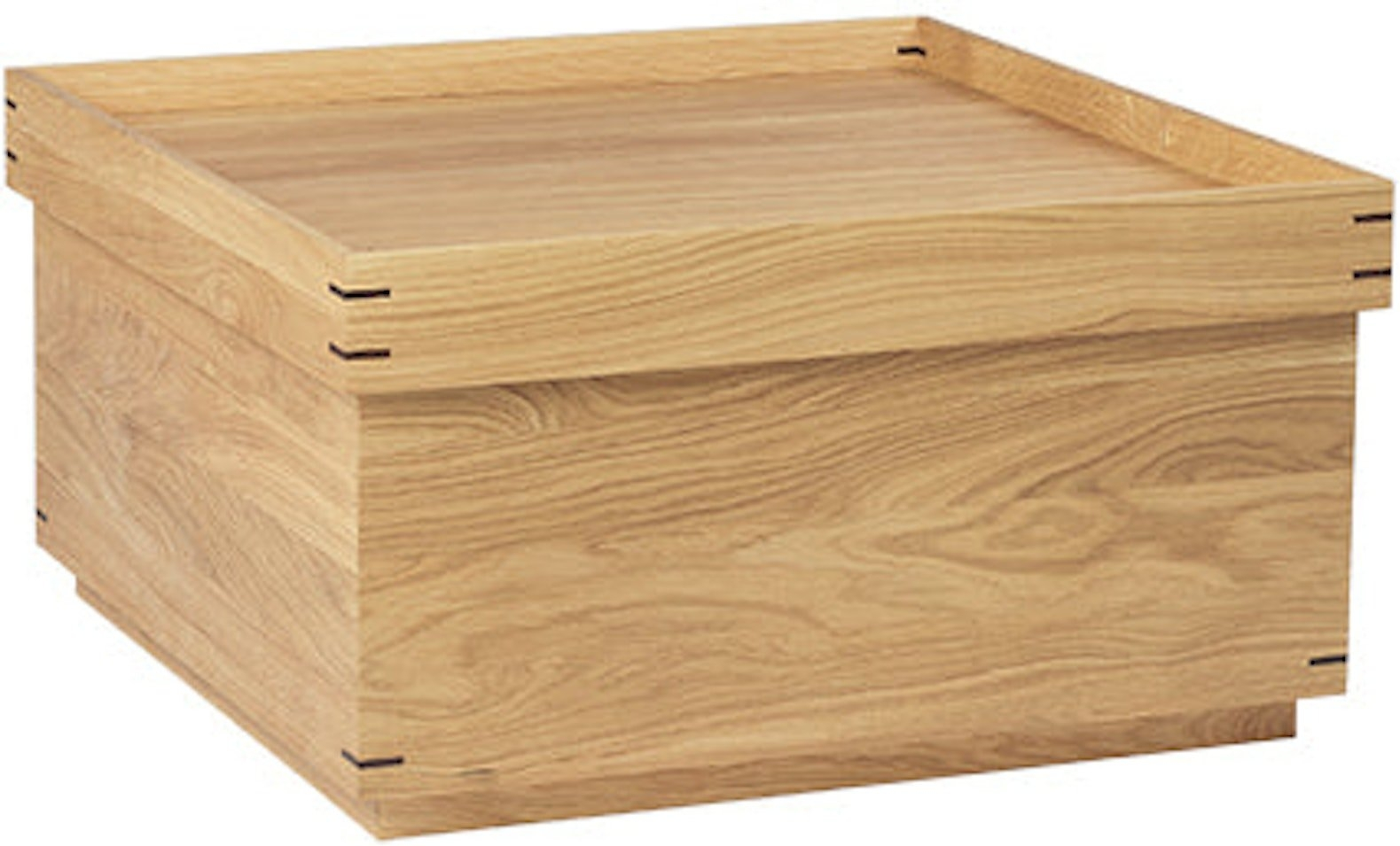 Bakkebord Sidebord Kristina Dam Japanese Rektangulært Håndlavet   Olieret Eg 68x68x36 Cm