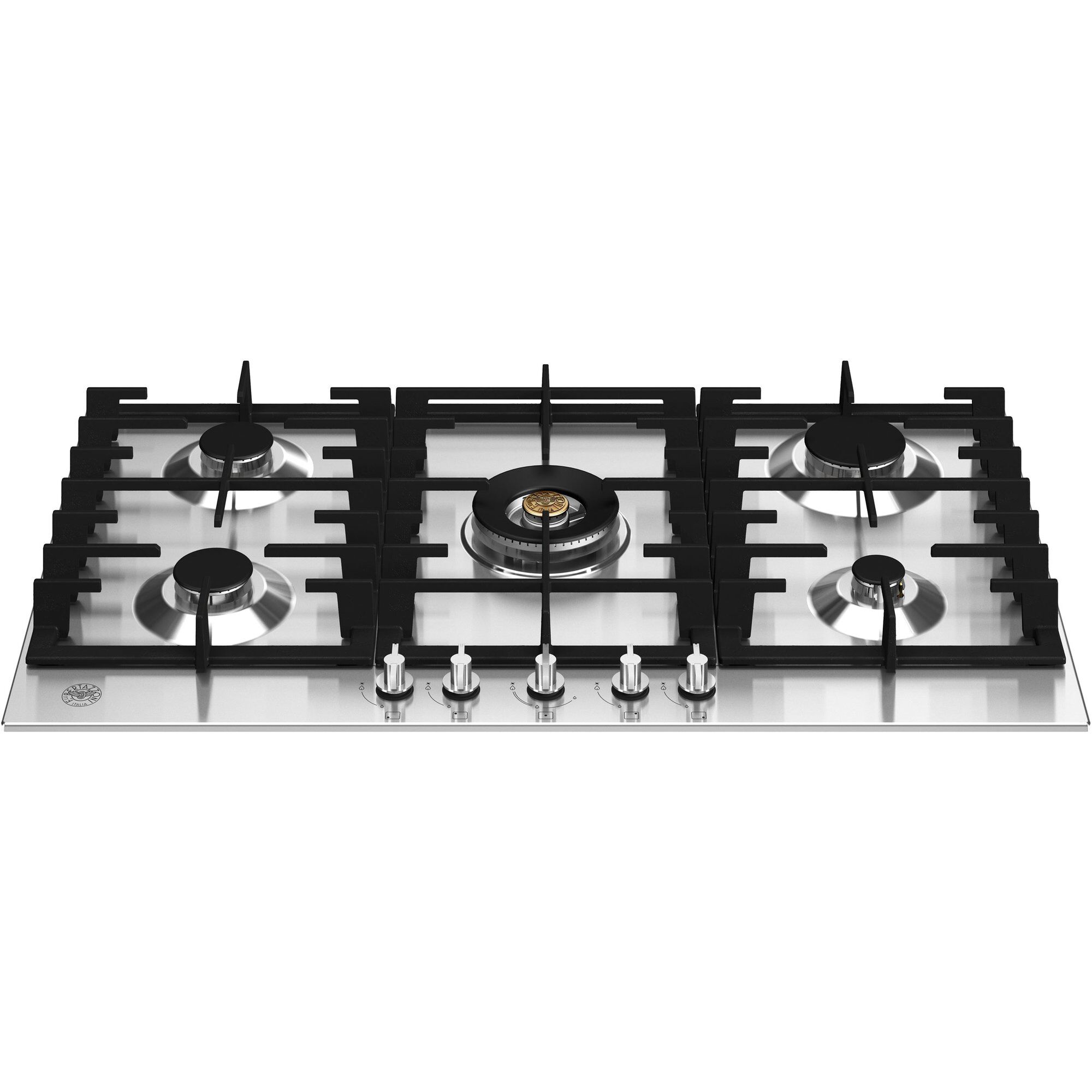Modern P905cmodx Gaskogeplade   Brændere 90 Cm  Rustfri Stål