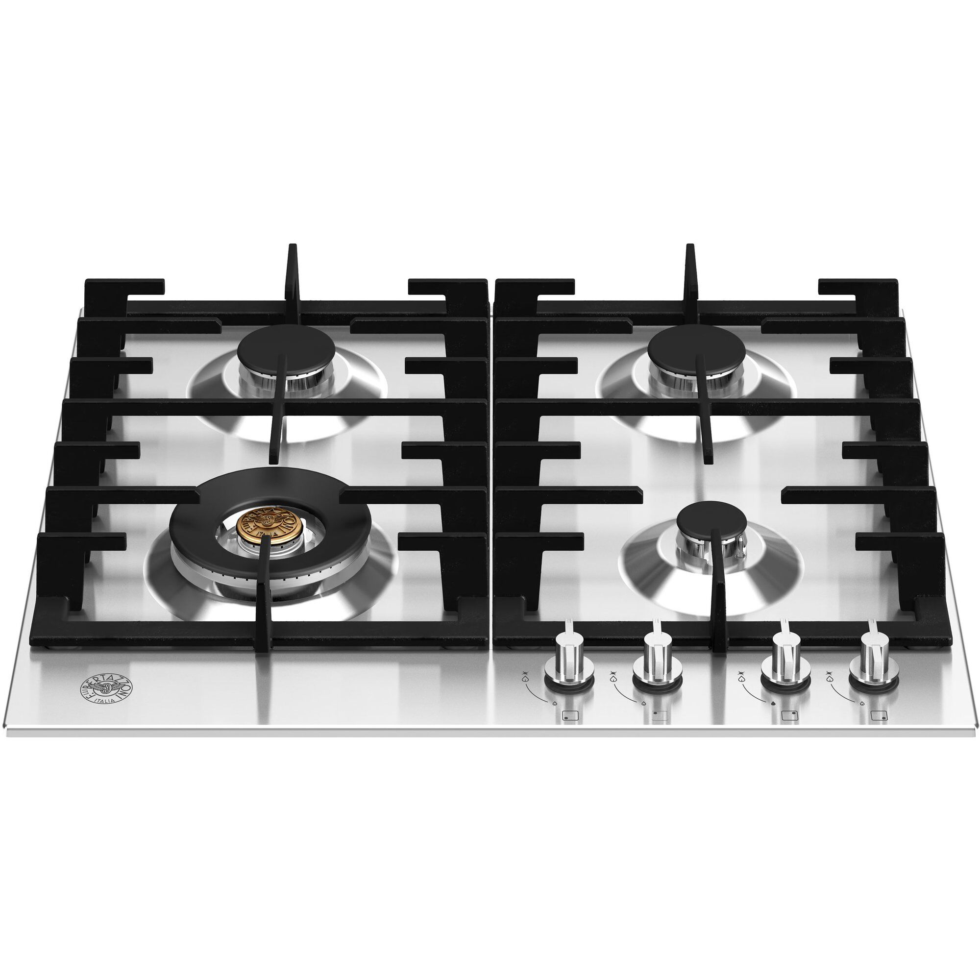 Modern P604lmodx Gaskomfur Stål 60 Cm