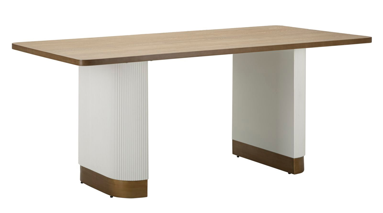 Bord   Mdf  Træ Og Jern   180x90x76 Cm
