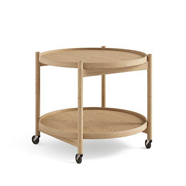 Brdr  Krüger Bølling Bakkebord 60 Cm  Eg Olie  Bakke  : Olieret Eg   Bakke  : Base