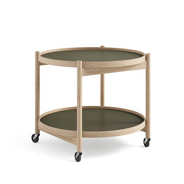 Brdr  Krüger Bølling Bakkebord 60 Cm  Eg Ubehandlet  Bakke  : Leaf   Bakke  : Leaf