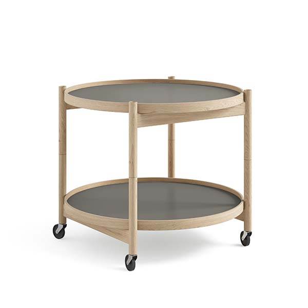Brdr  Krüger Bølling Bakkebord 60 Cm  Eg Ubehandlet  Bakke  : Stone   Bakke  : Stone