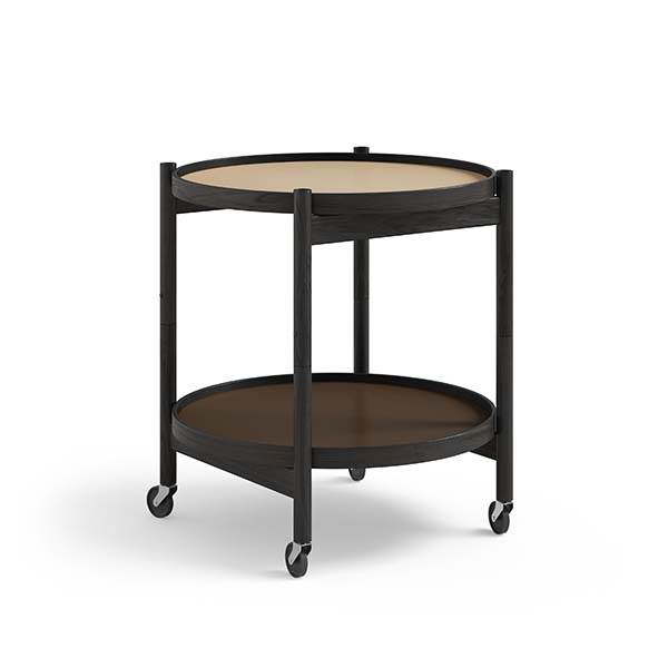 Brdr  Krüger Bølling Bakkebord 50 Cm  Sortlakeret Eg Bakke  : Earth   Bakke  : Sortlakeret Eg