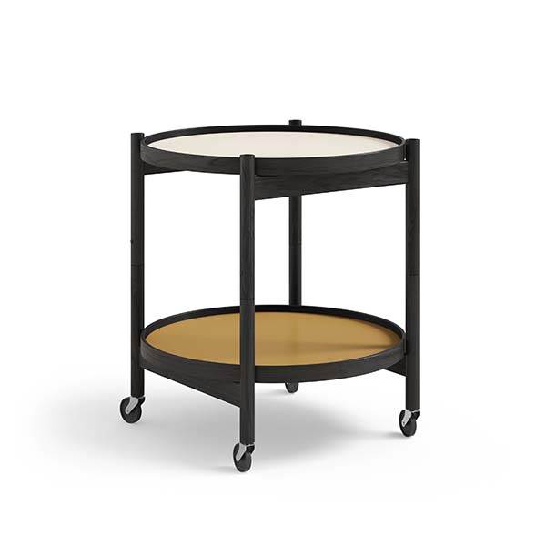 Brdr  Krüger Bølling Bakkebord 50 Cm  Sortlakeret Eg Bakke  : Sunny   Bakke  : Sunny