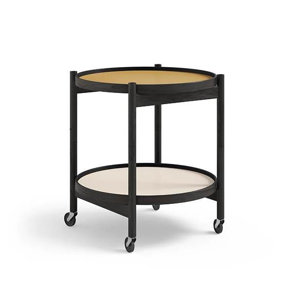 Brdr  Krüger Bølling Bakkebord 50 Cm  Sortlakeret Eg Bakke  : Sunny   Bakke  : Base