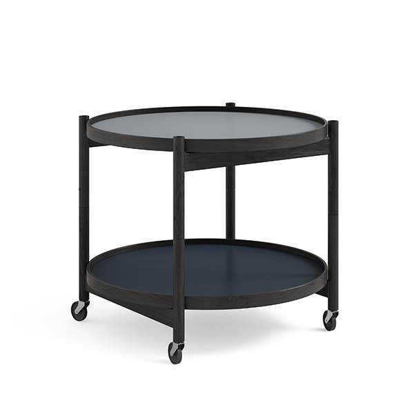 Brdr  Krüger Bølling Bakkebord 60 Cm  Sortlakeret Eg Bakke  : Water   Bakke  : Base