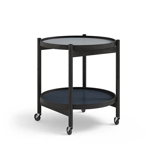 Brdr  Krüger Bølling Bakkebord 50 Cm  Sortlakeret Eg Bakke  : Water   Bakke  : Base