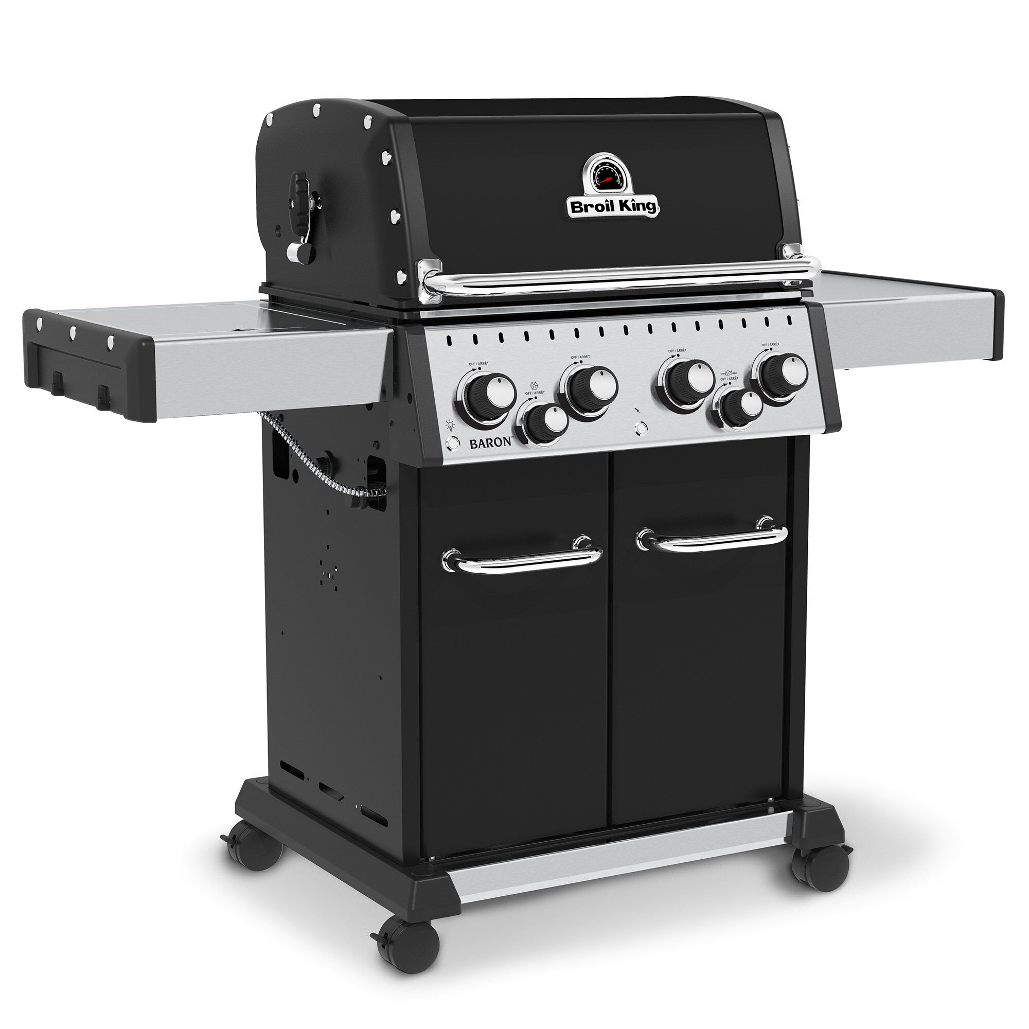 Baron 490 Gasgrill  Sort