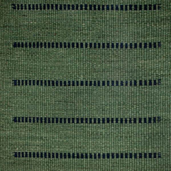 Olesen Kelim Tæppe Mista Stripe 250   350 Cm Cactus Denim