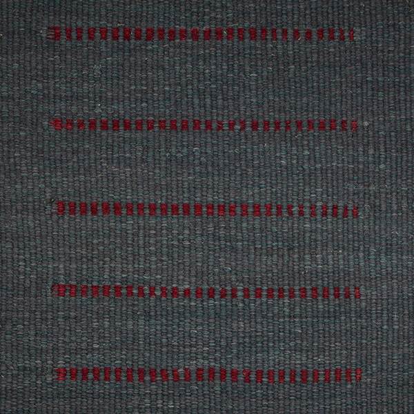 Olesen Kelim Tæppe Mista Stripe 250   350 Cm Petrol Wine