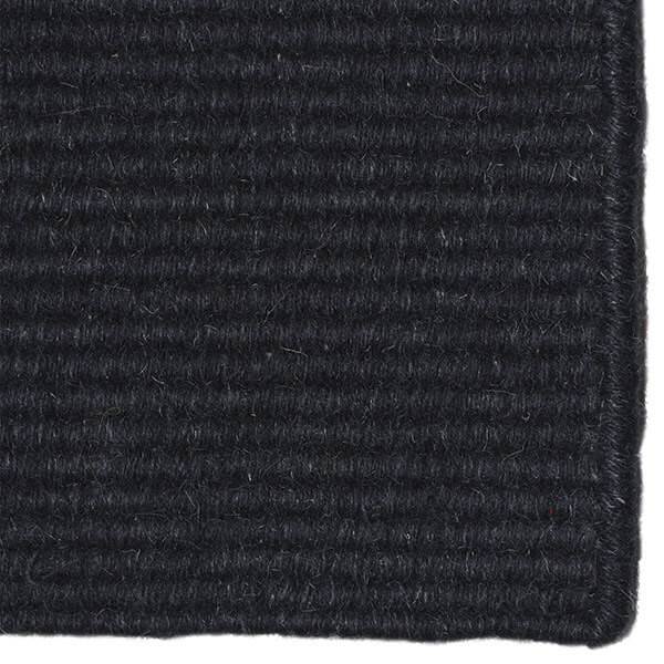 Olesen Luxor Ensfarvet Tæppe 250x350 Cm  Midnight