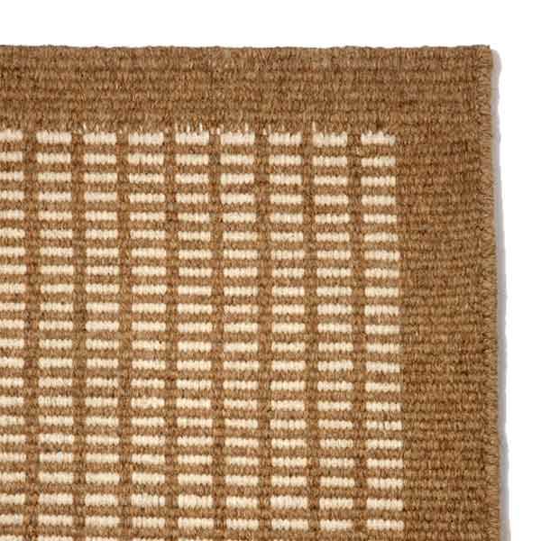 Olesen Luxor Tæppe 300   400 Cm  Mørk Beige Hvid