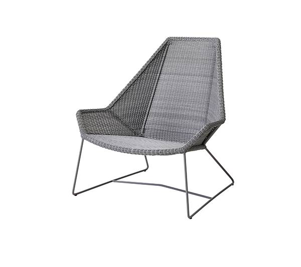Cane-line Breeze Highback Havestol Lysegrå