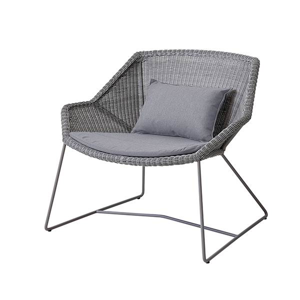 Cane-line Breeze Loungestol Lysegrå Natté Grey