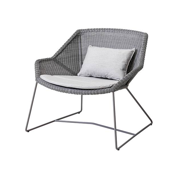 Cane-line Breeze Loungestol Lysegrå Natté Light Grey