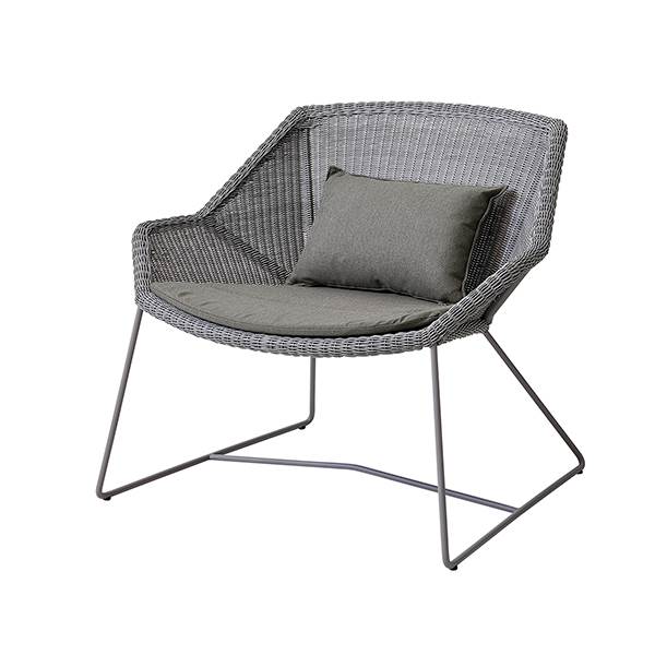 Cane-line Breeze Loungestol Lysegrå Natté Taupe