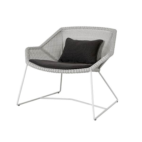 Cane-line Breeze Loungestol Taupe Focus Dark Grey