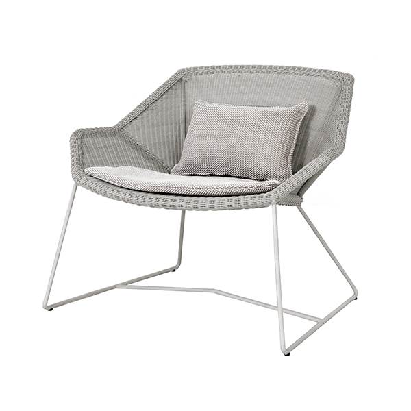 Cane-line Breeze Loungestol Taupe Focus Light Grey