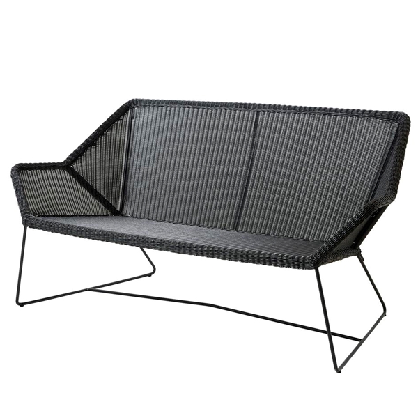 Cane-line Breeze  -personers Havesofa Sort